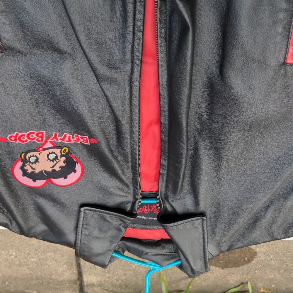 Leather Betty Boop Jacket